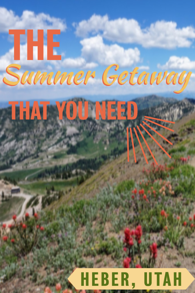The Summer Getaway That You Need- Heber, Utah. In Heber, Utah there is wildflowers, hiking, horseback riding, and great eats! #utah #weekendgetaway parttimetourists.com