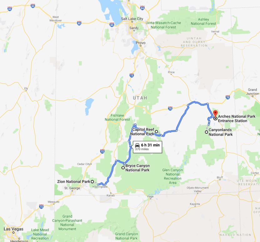 Utah National Park Road Trip Guide