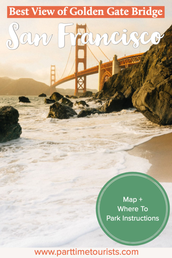 Best view of the golden gate bridge! Plus where to park and a map is included. This is perfect for golden gate photography and golden gate bridge picture ideas!