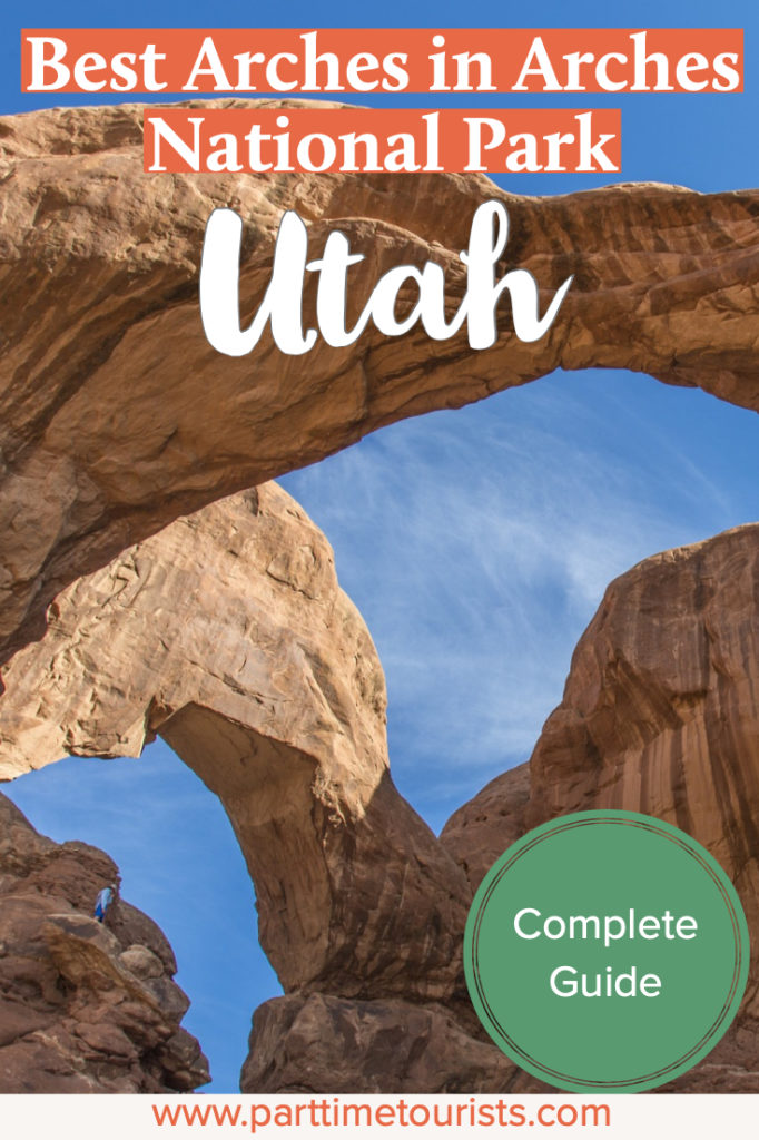 Best arches in arches national park! These are the best trails and hikes in arches national park that lead to incredible views of arches! There are all easy trails and easy-accessible hikes.