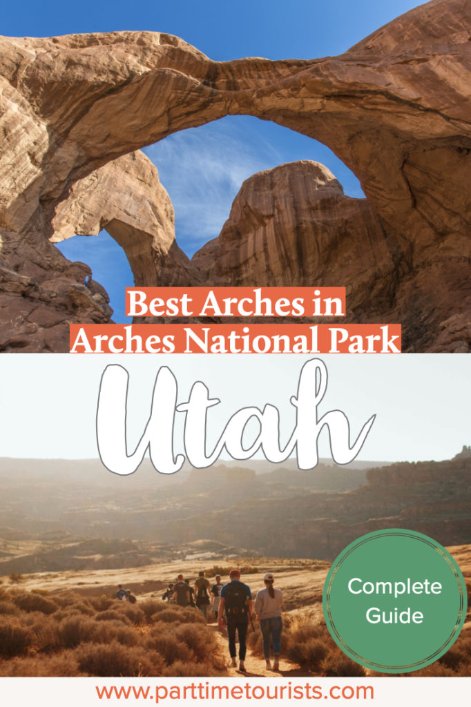 Best arches in arches national park! These are the best trails and hikes in arches national park that lead to incredible views of arches! There are all easy trails and easy-accessible hikes.