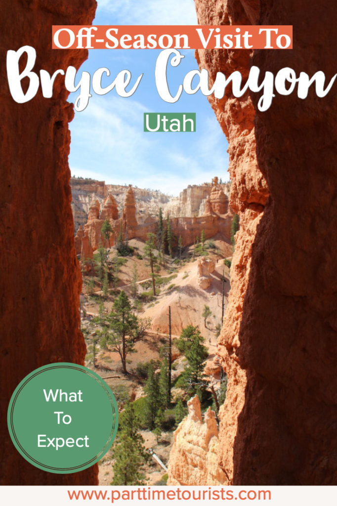 What to expect when visiting bryce canyon national park during the off-season or winter. Here is where to stay, what hikes and trails to take, and where to get some bryce canyon photography spots.