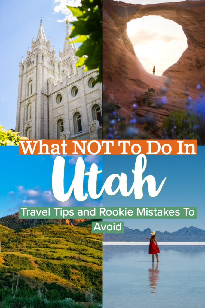 What NOT To Do In Utah. Avoid these rookie mistakes on your next trip to Utah. These are great travel tips and tricks to be aware of when you visit Utah or take a Utah road trip! 
