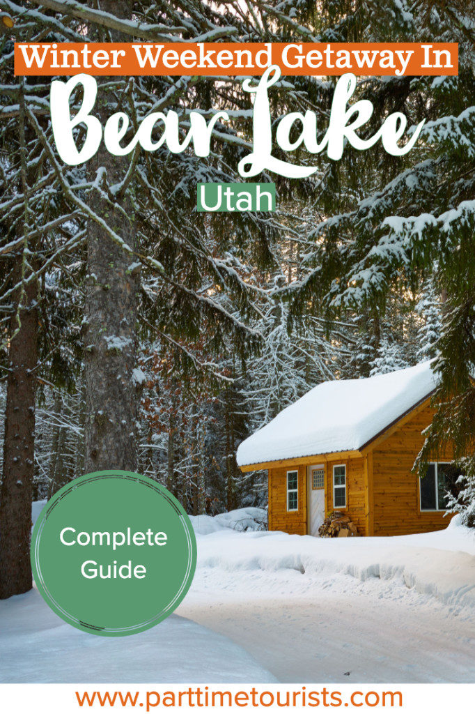 learn what to do during winter in bear lake utah! Bear lake lies on the border of utah and Idaho and offers lot of winter activities for a great utah winter weekend getaway!