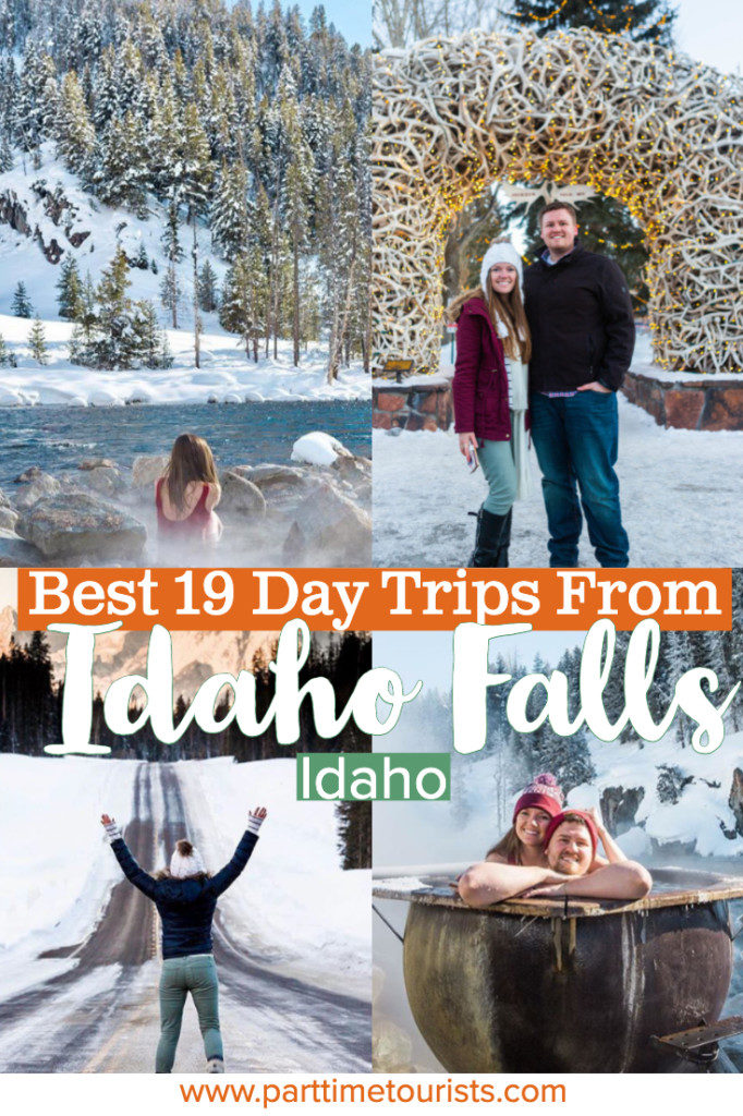 Learn about the top 19 day trips from Idaho Falls! There is so much to do nearby like hiking, hot springs, floating rivers, snow sports, waterfall chasing, and more! These ideas include summer and winter activities!
