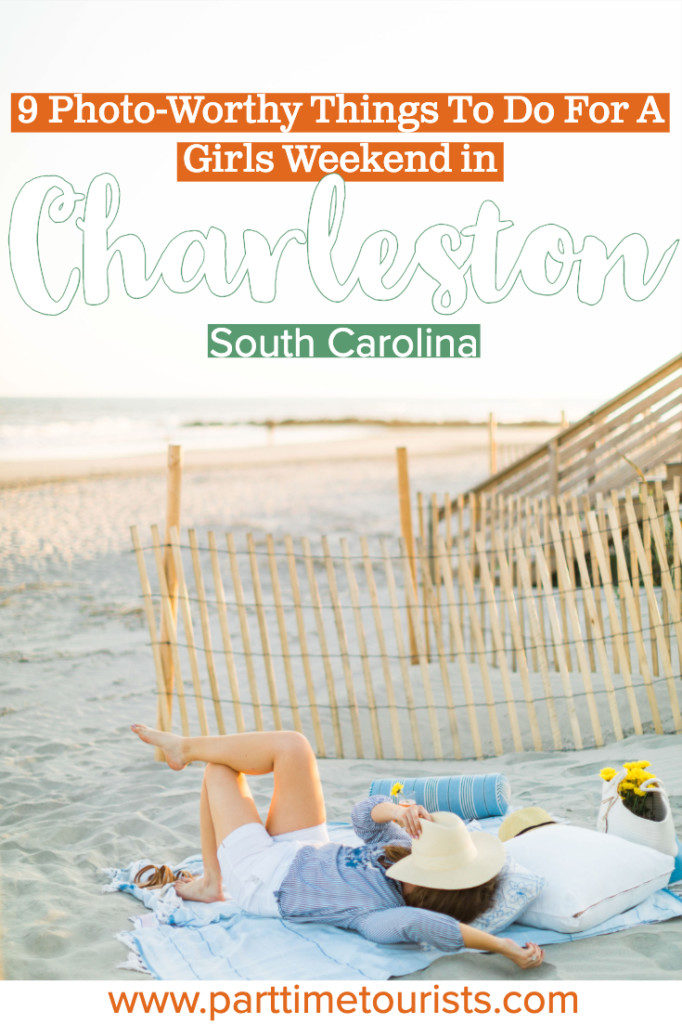 Don't miss these 9 photo-worthy things to do in Charleston for your next girls weekend in Charleston! These thing are perfect for a Charleston bachelorette party or a girls weekend in Charleston! Add this instagram spots in Charleston to your bucket list.