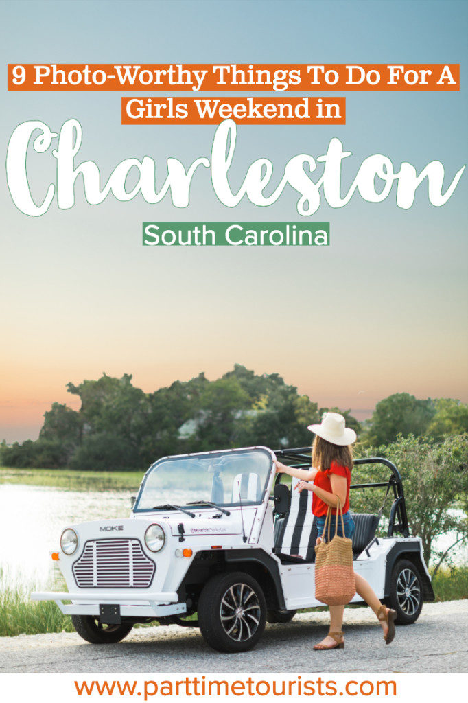 Don't miss these 9 photo-worthy things to do in Charleston for your next girls weekend in Charleston! These thing are perfect for a Charleston bachelorette party or a girls weekend in Charleston! Add this instagram spots in Charleston to your bucket list.