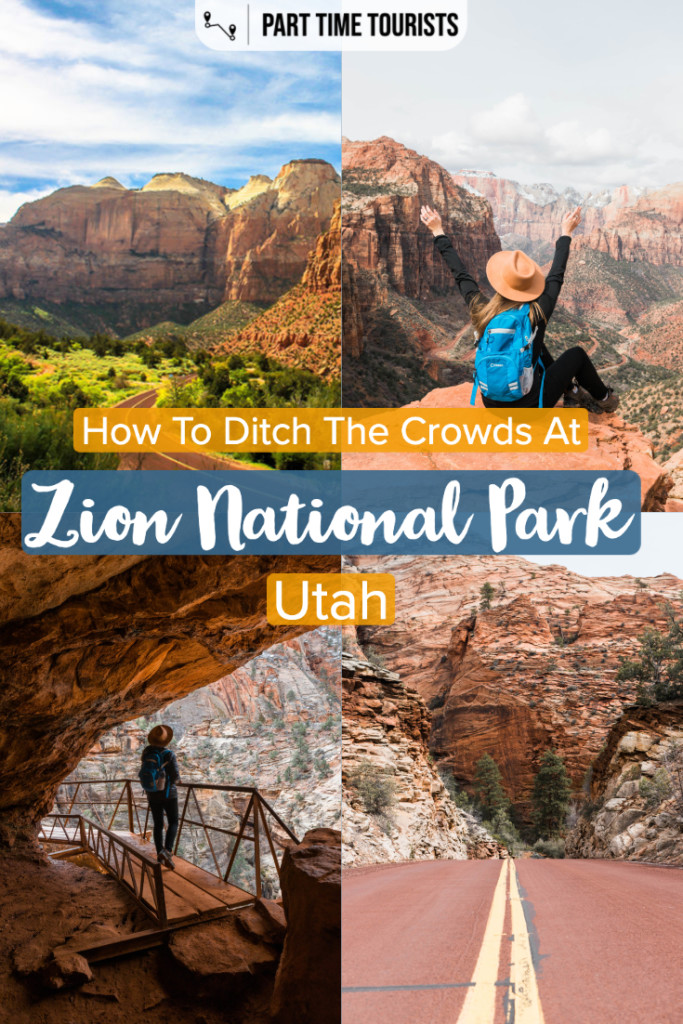 How to Ditch the Crowds at Zion National Park. Explore the East Side of the Park. #nationalparks #hiking