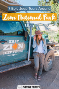 Zion National Park is much more than just a place to go hiking! There are so many things to do in Southern Utah. One of my favorites is taking a jeep tour in Utah! Here's also where you should stay when visiting this Utah National Park!