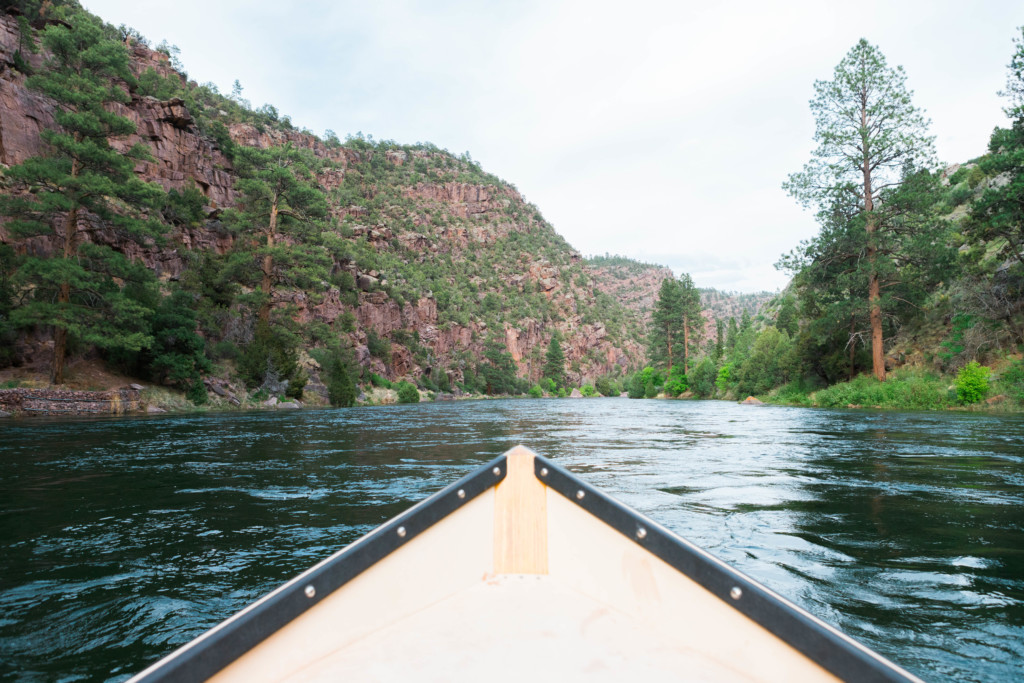 Green River paddling trip in Flaming Gorge