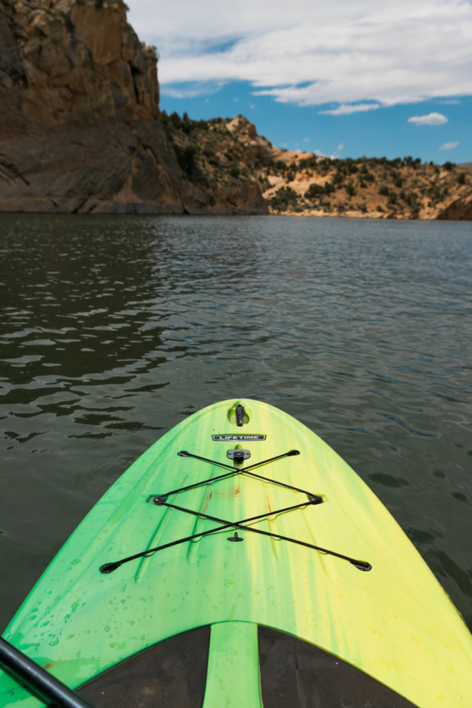 Paddleboarding at Red Fleet State Park