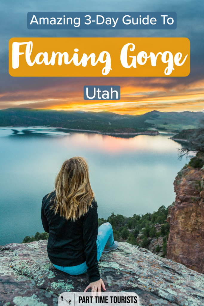 Flaming Gorge & Dinosaurland (Vernal Utah) is an awesome family-friendly Utah destination! There are so many outdoor sports to enjoy and water sports too! 