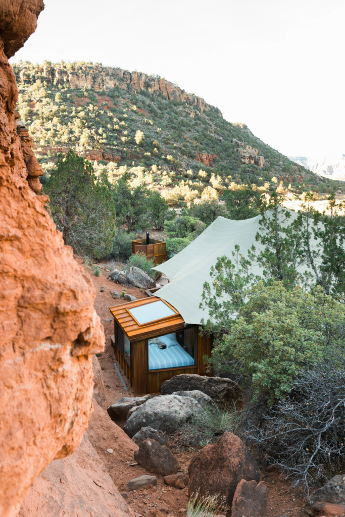 Glamping in Southern Utah near Zion National Park at Open Sky