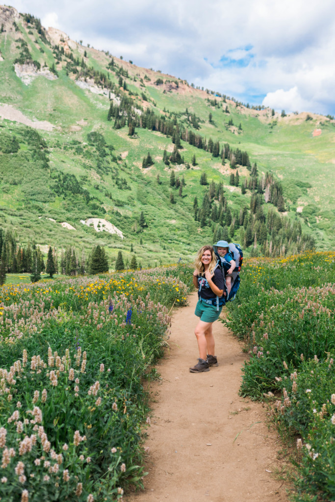 Albion basin during the wildflower festival