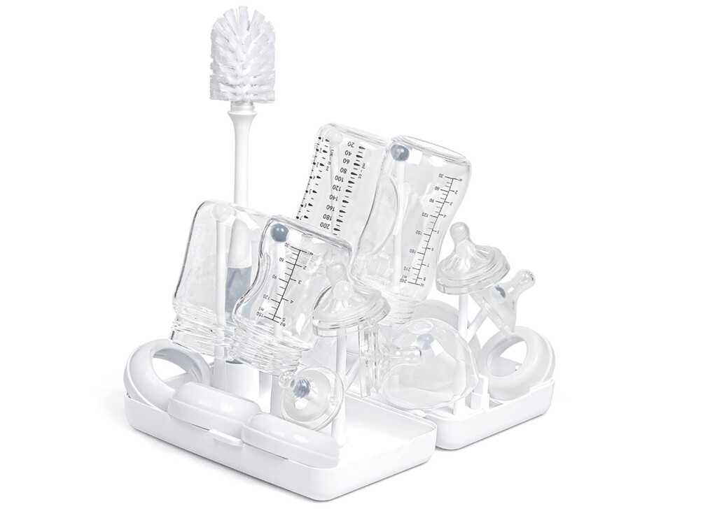 OXO Tot Bottle & Cup Cleaning Set BPA Brushes and Rack for sale
